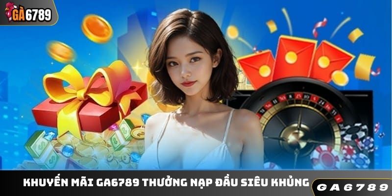 Khuyến mãi GA6789 thưởng nạp đầu siêu khủng